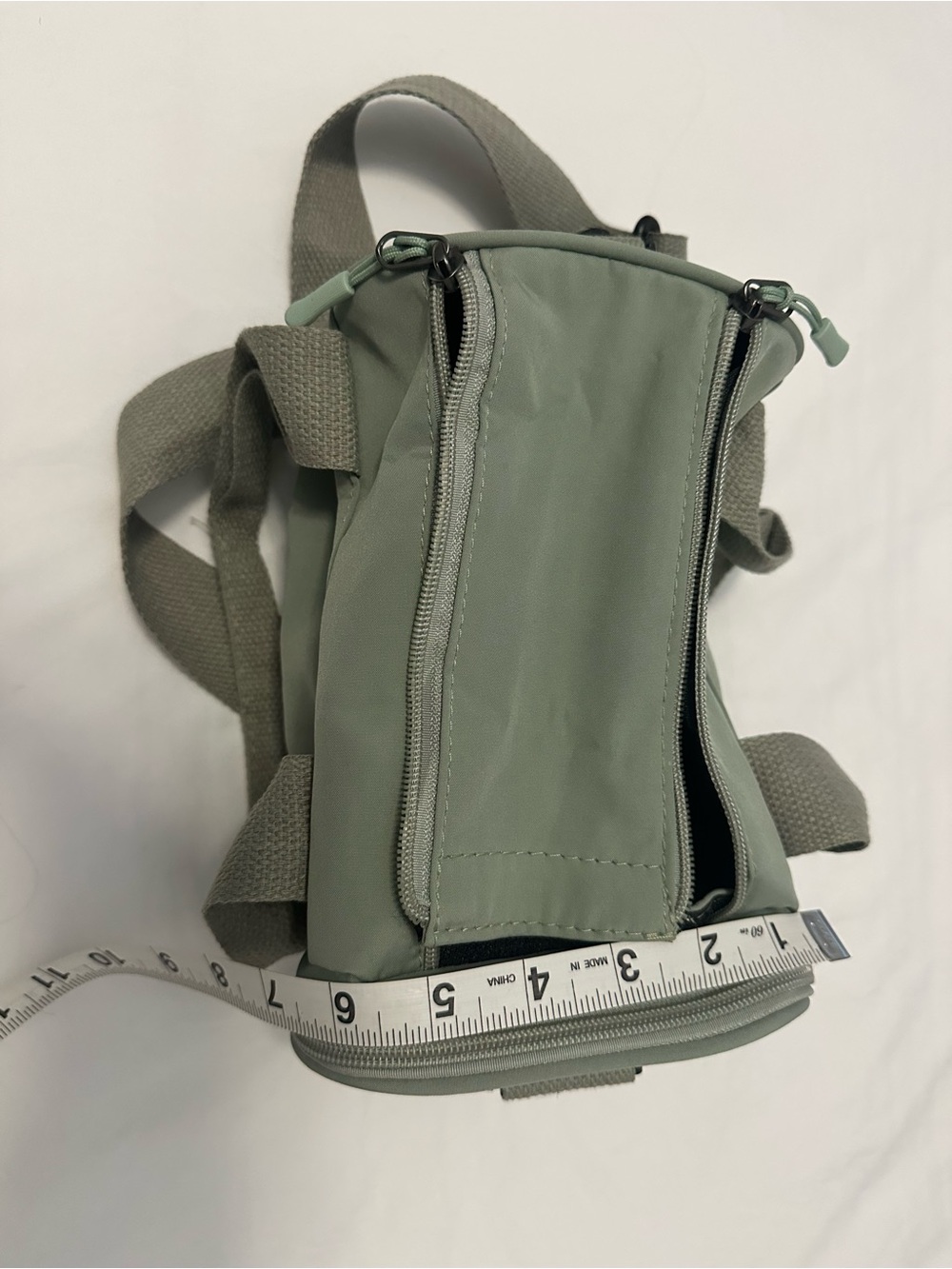 PINK Olive Green Logo Crossbody Duffel Bag - Picture 6 of 6